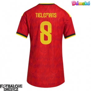 Belgie Youri Tielemans #8 Dámské Domácí Dres MS 2026 Krátký Rukáv